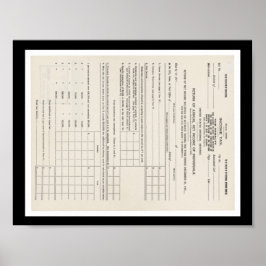 Poster Primeiro Formulário de Imposto de Renda dos Estado