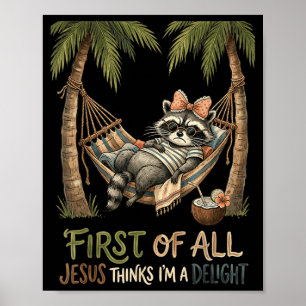 Poster Primeiro Jesus Acha Um Delícia Meme Engraçado De G