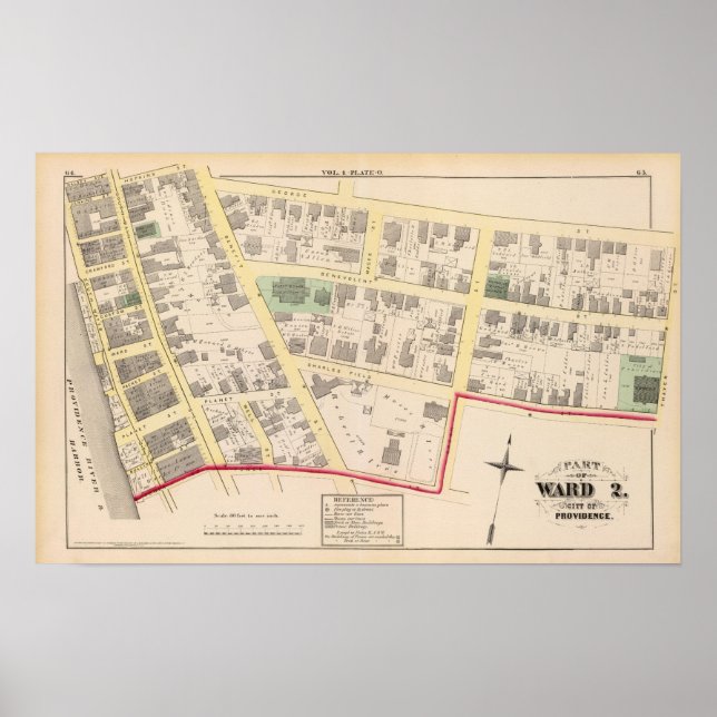 Pôster Primeiro Mapa Atlas Congregacional da Igreja (Frente)