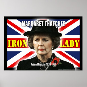 Pôster Primeiro ministro de Margaret Thatcher