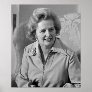 Poster Primeiro ministro Margaret Thatcher de Grâ