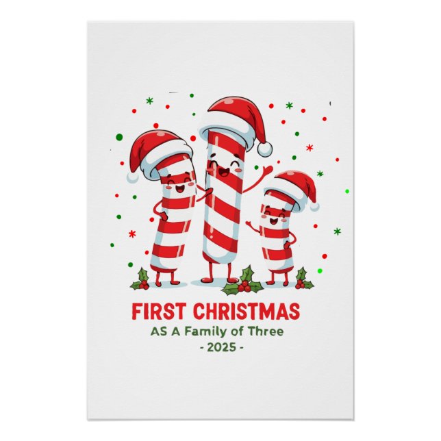 Pôster Primeiro Natal em Família (Frente)