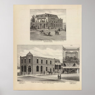 Poster Primeiro National Bank, Kansas 2