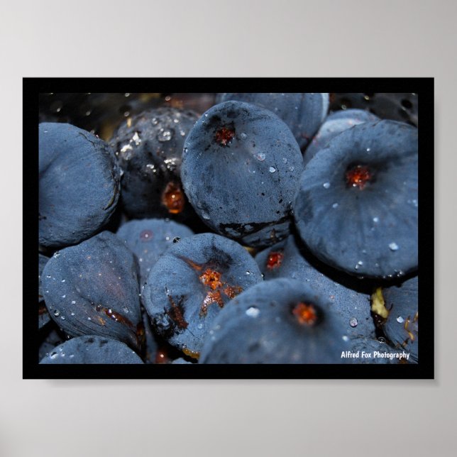 Poster Primeiro plano da fruta figo (Frente)