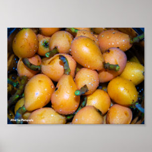 Poster Primeiro plano da fruta Nespola