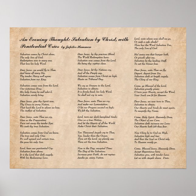 Poster Primeiro Poema Publicado por Afro-Americano (Frente)