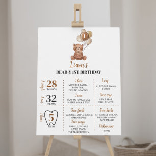 Poster Primeiro Sinal de Marcha de Aniversário do Urso Te