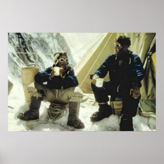 Poster Primeiros Homens a Conquistar Everest Hillary Norg