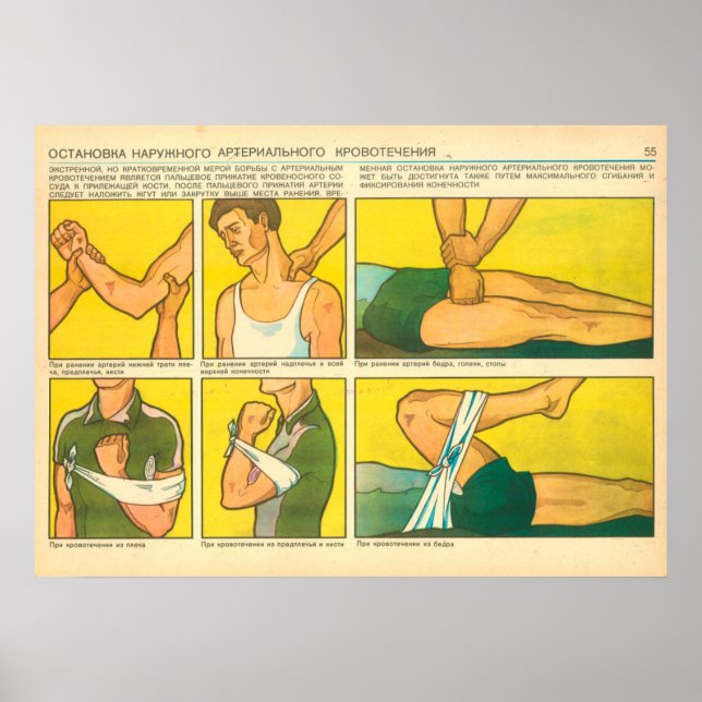 Pôster primeiros socorros (Frente)