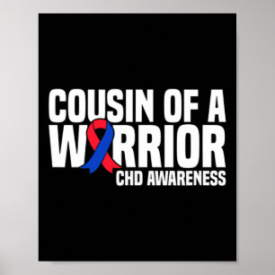 Poster Primo De Um Guerreiro Chd Doença Cardíaca Congênit