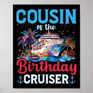 Poster Primo do Cruiser de Aniversário Divertido Presente