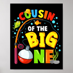 Poster Primo do grande pescador aniversariante da família