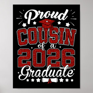 Poster Primo Orgulhoso De Um Graduado Senior 2026 Graduad
