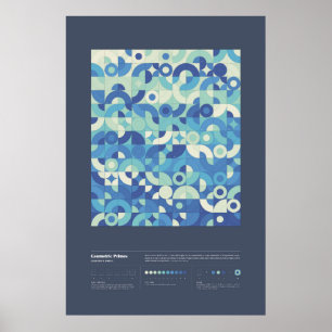 Poster Primos Geométricos - Coleção 2, Série 2
