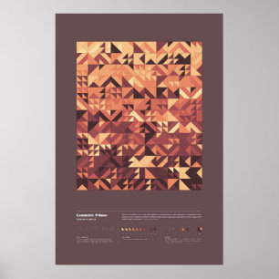 Poster Primos Geométricos - Coleção 2, Série 3