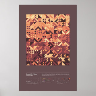Poster Primos Geométricos - Coleção 2, Série 3