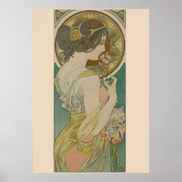 Poster Primrose por Alphonse Mucha (1899)
