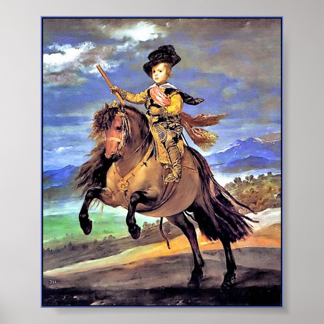 Pôster Prince Baltasar Carlos on Horseback (Frente)