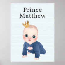 Prince Cartoon Character Baby Boy