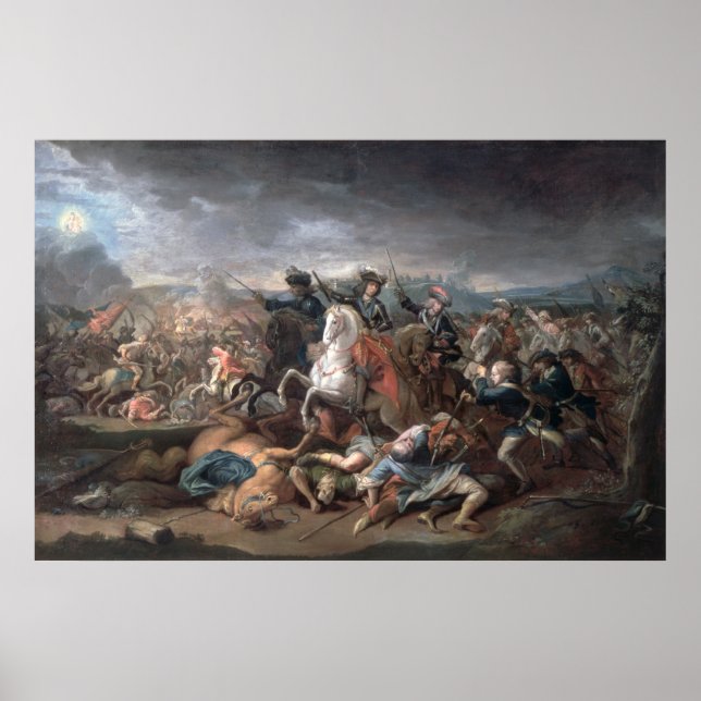 Poster Prince Eugene of Savoy  at the Siege of (Frente)