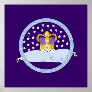 Poster Prince George of Cambridge Pillow and Crown