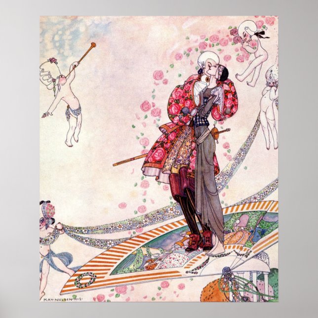 Poster Prince Souci on the Fan by Kay Nielsen (Frente)