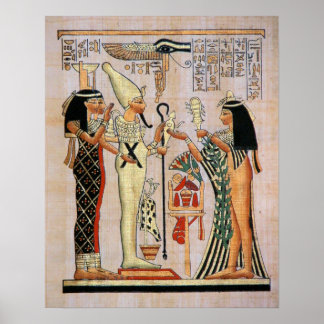 Pôster Princesa Aproxima Osiris, Isis e Nephtys