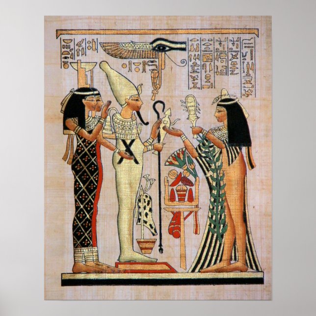 Pôster Princesa Aproxima Osiris, Isis e Nephtys (Frente)