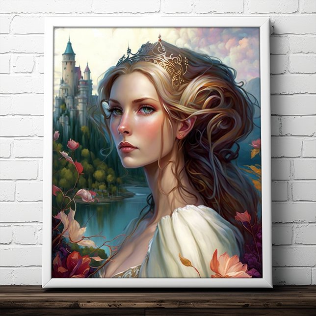 Poster Princesa Castle Fantasy Art (Criador carregado)