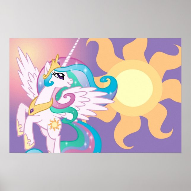 Poster Princesa Celestia (Frente)