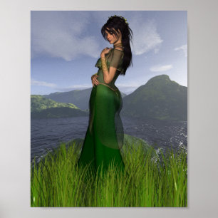 Poster Princesa Celta nas Montanhas