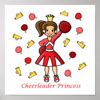 Pôster Princesa cheerleader