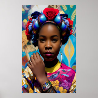 Poster Princesa com bracelete ousado