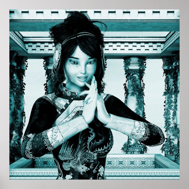 Poster Princesa da China (Frente)