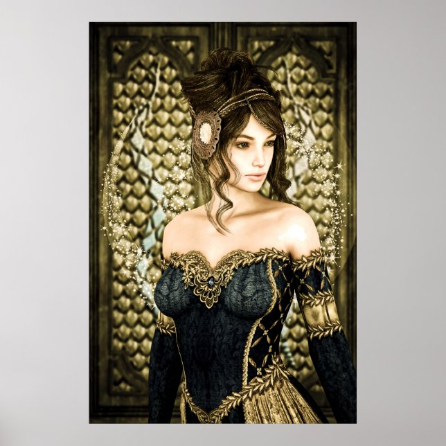 Pôster Princesa de Conto de Fadas (Frente)