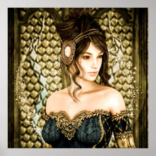 Poster Princesa de Conto de Fadas