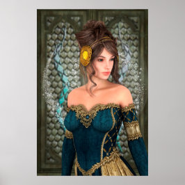 Poster Princesa de Conto de Fadas