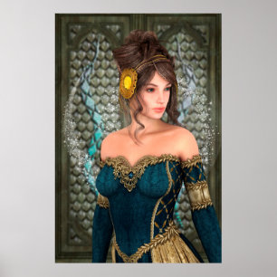 Poster Princesa de Conto de Fadas