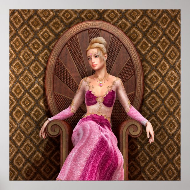 Pôster Princesa de Conto de Fadas (Frente)