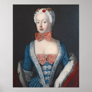 Poster Princesa de coroa Elisabeth Christine von Preussen