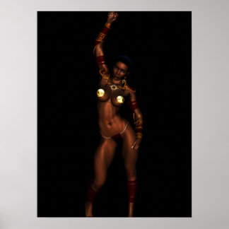 Pôster Princesa de Mars Fantasy Girl G-String