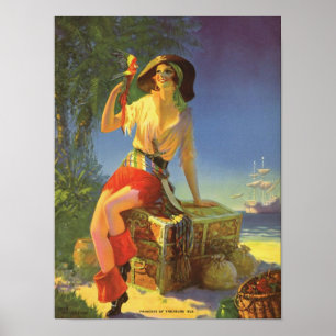 Poster Princesa de Treasure Isle - Edward Mason Eggleston