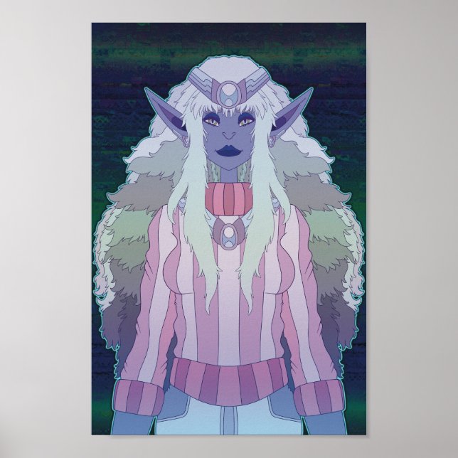 Poster Princesa Elfa (Frente)