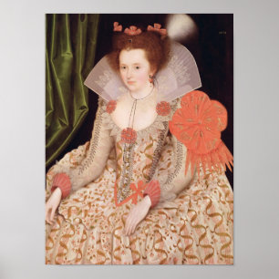 Poster Princesa Elizabeth, filha de James I, 1612