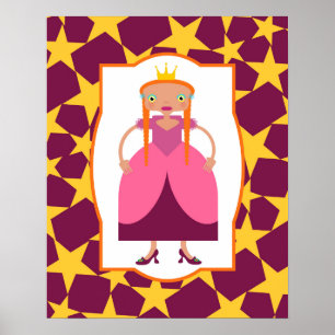 Poster Princesa Enchanted Aniversário Menina