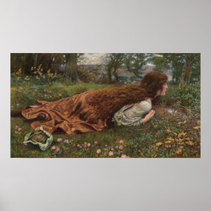 Poster Princesa fora da Escola (por E.R. Hughes)