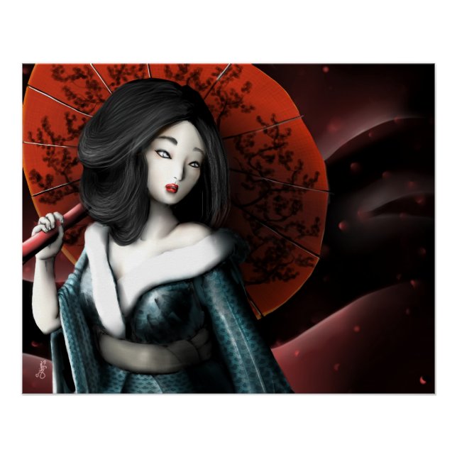 Pôster Princesa Japonesa - Taketori Monogatari (Frente)