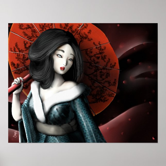 Pôster Princesa Japonesa - Taketori Monogatari (Frente)