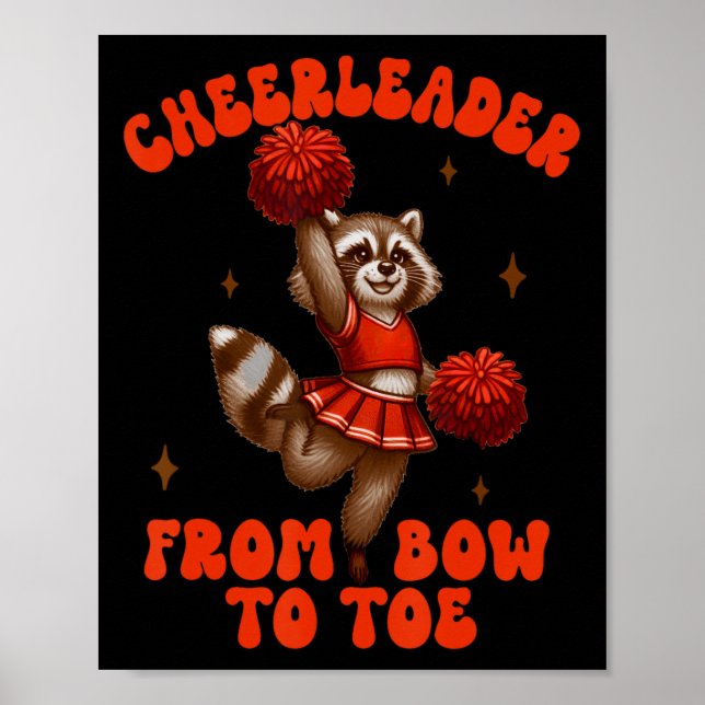 Poster Princesa Líder de Torcida Usa Sapato de Torcida (Frente)
