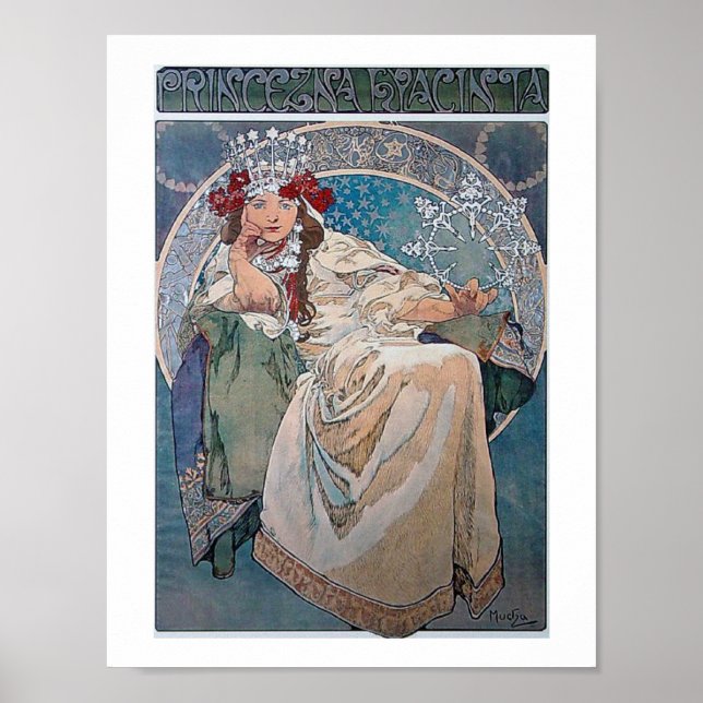 Poster princesa mucha hyacinta (Frente)